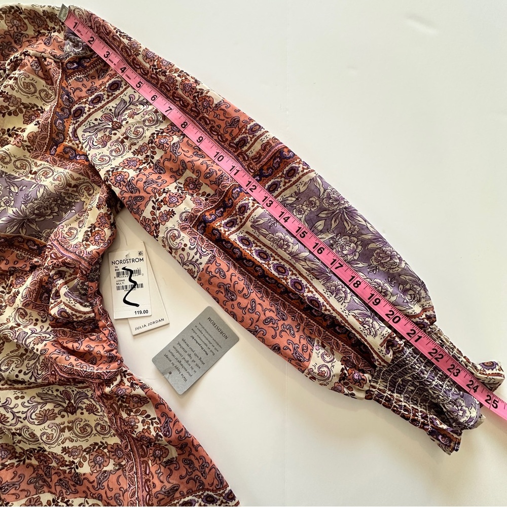 Julia Jordan NWT Multicolor Long Sleeve Dress - Picture 7 of 16